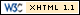 W3C XHTML 1.1 Compliant Code